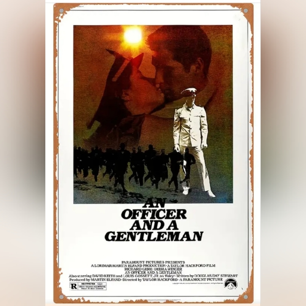 An Officer and A Gentleman Decorative Aluminum Sign